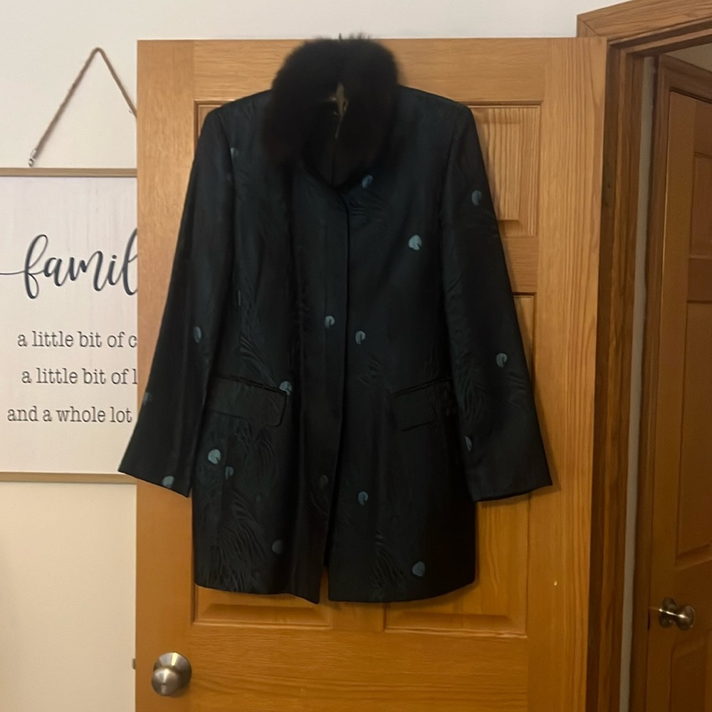 Vintage Dana Buchman Peacock Jacket